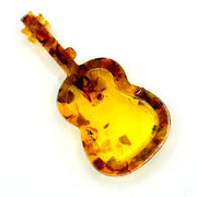 USA Handcrafted Souvenir from the Baltic Amber Souvenir Figurine Guitar Gift for a Musician Professional gift Home decoration KIZIMA