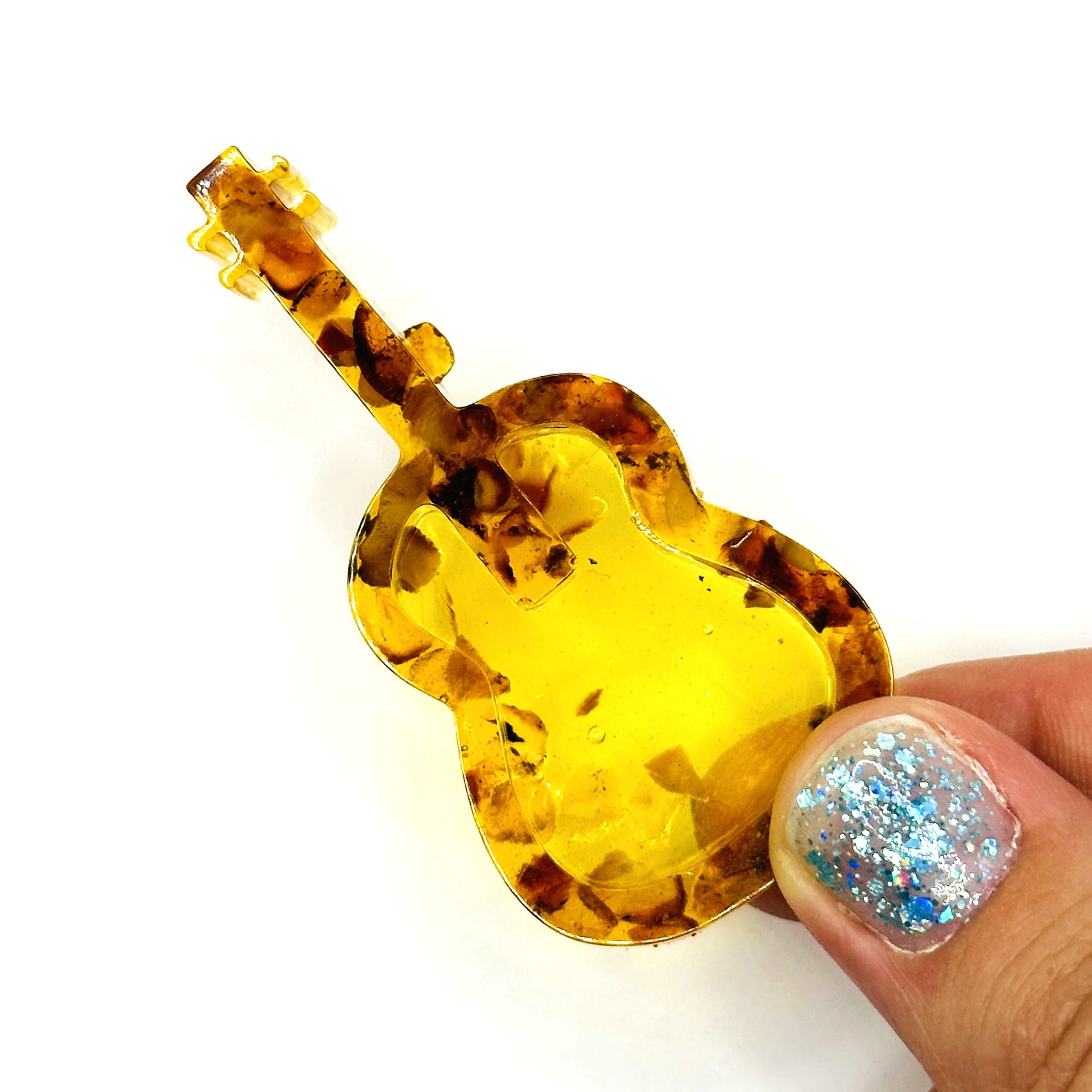 USA Handcrafted Souvenir from the Baltic Amber Souvenir Figurine Guitar Gift for a Musician Professional gift Home decoration KIZIMA