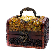 USA Handmade BOX Inlaid With Natural Baltic Amber KIZIMA