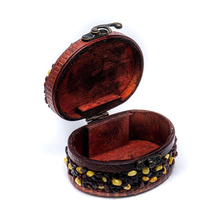 USA Handmade Chest NATURAL Baltic Amber KIZIMA