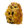 Baltic amber owl figurine, luxury home decor, handmade by KIZIMA New York
