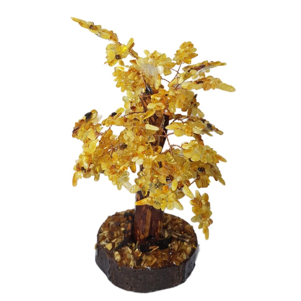 USA Handmade Lucky Money Tree with Amber KIZIMA