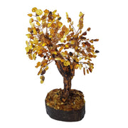KIZIMA Arbre à Monnaie Fait Main aux USA Cadeau d'Ambre de la Baltique Décoration Intérieure