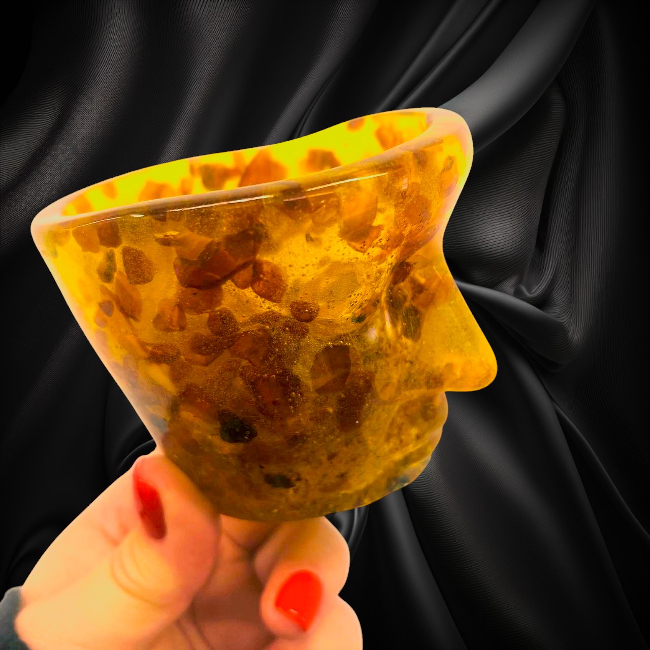USA Handmade Amber Coffee and Tea Cup Souvenir Baltic Amber Home Decor Amber Gift Amber Tableware KIZIMA