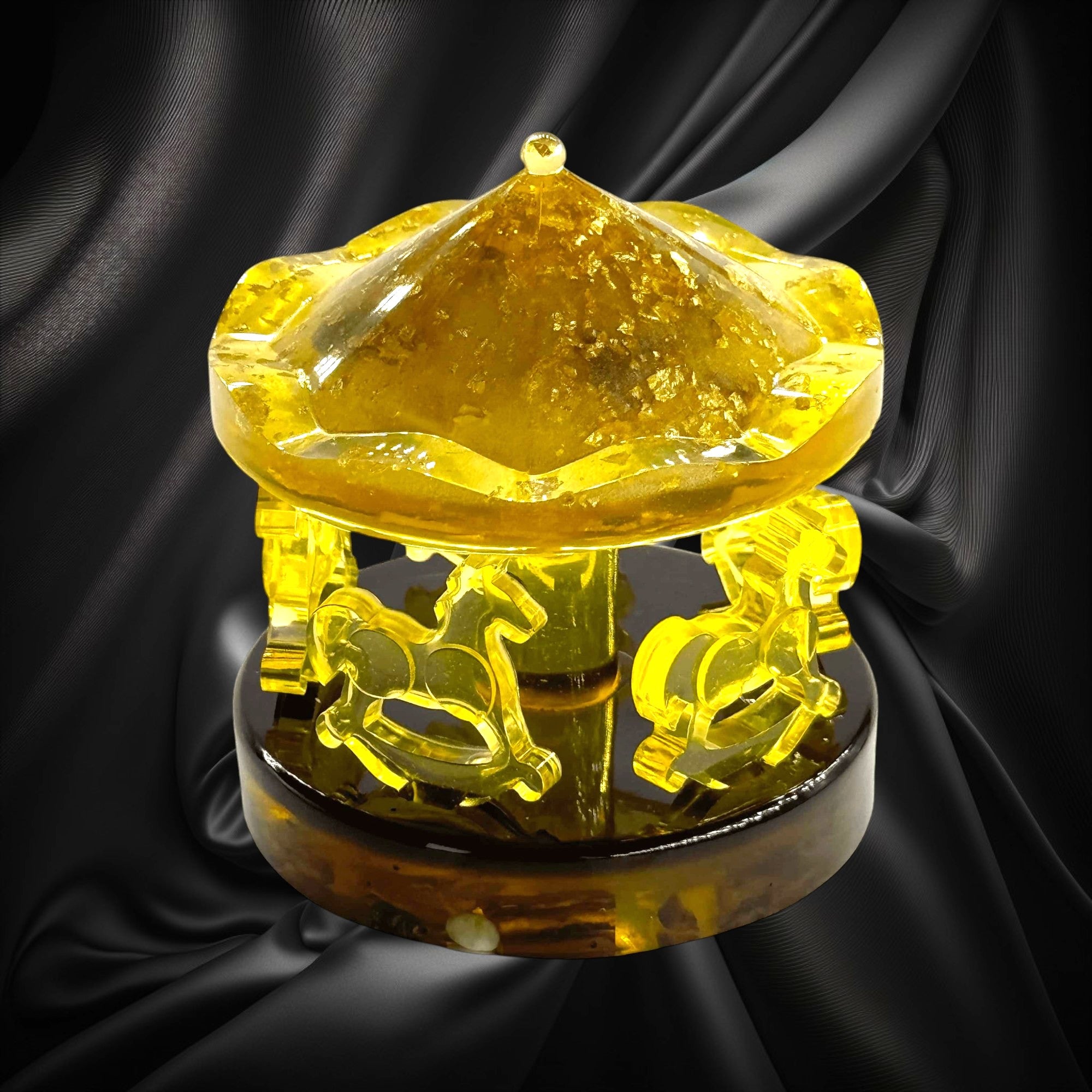 Amber Horse Carousel – Unique KIZIMA USA Gift