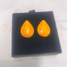 Vintage Soviet-era Baltic amber earrings by KIZIMA® — collector cognac amber jewelry, made in USA