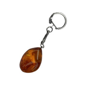 USA Handmade Amber Stone Keychain accessories gift for Luck and Well-Beings Natural Baltic Amber KIZIMA