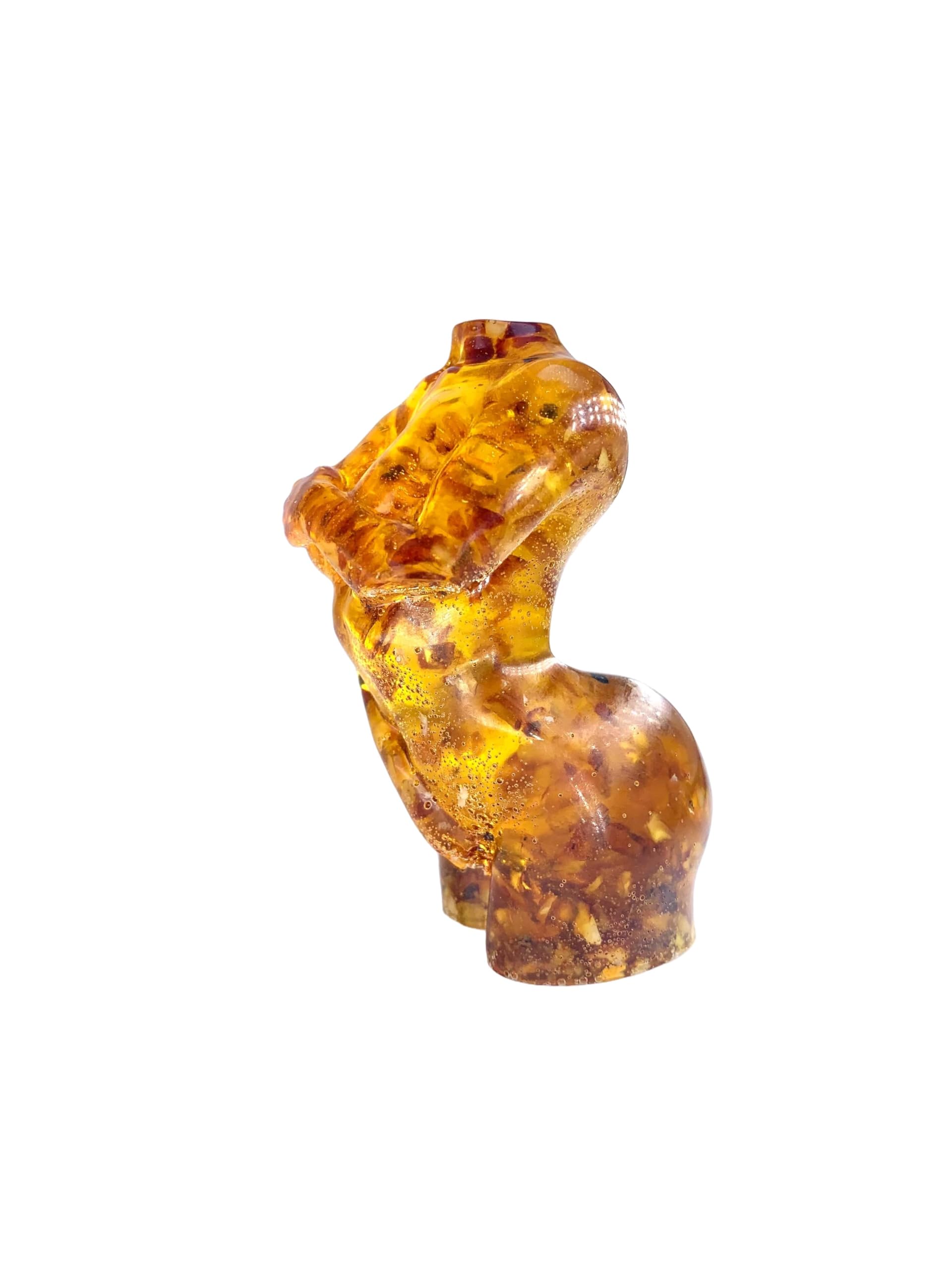 USA HANDMADE KIZIMA Figurine Woman Amber