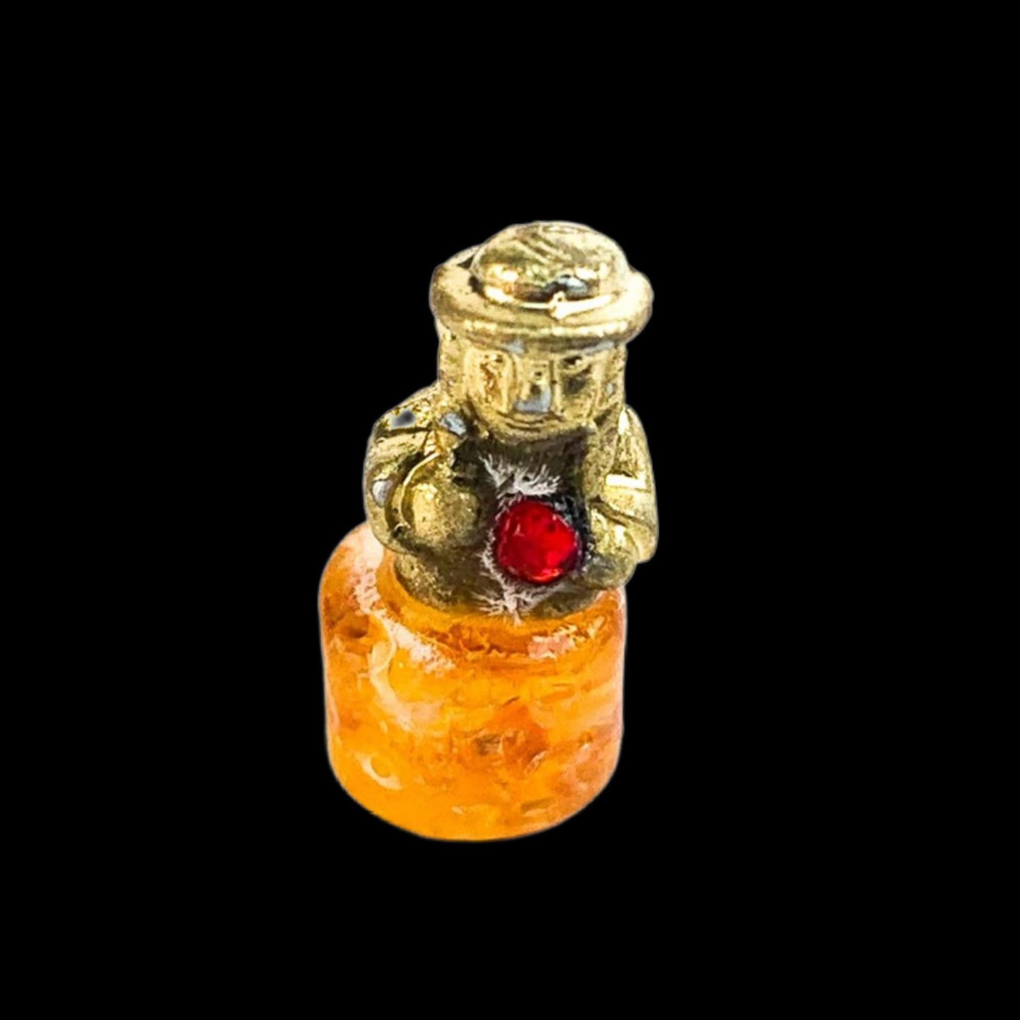 USA Handmade Amulet Figurine of a money Banker Baltic amber KIZIMA
