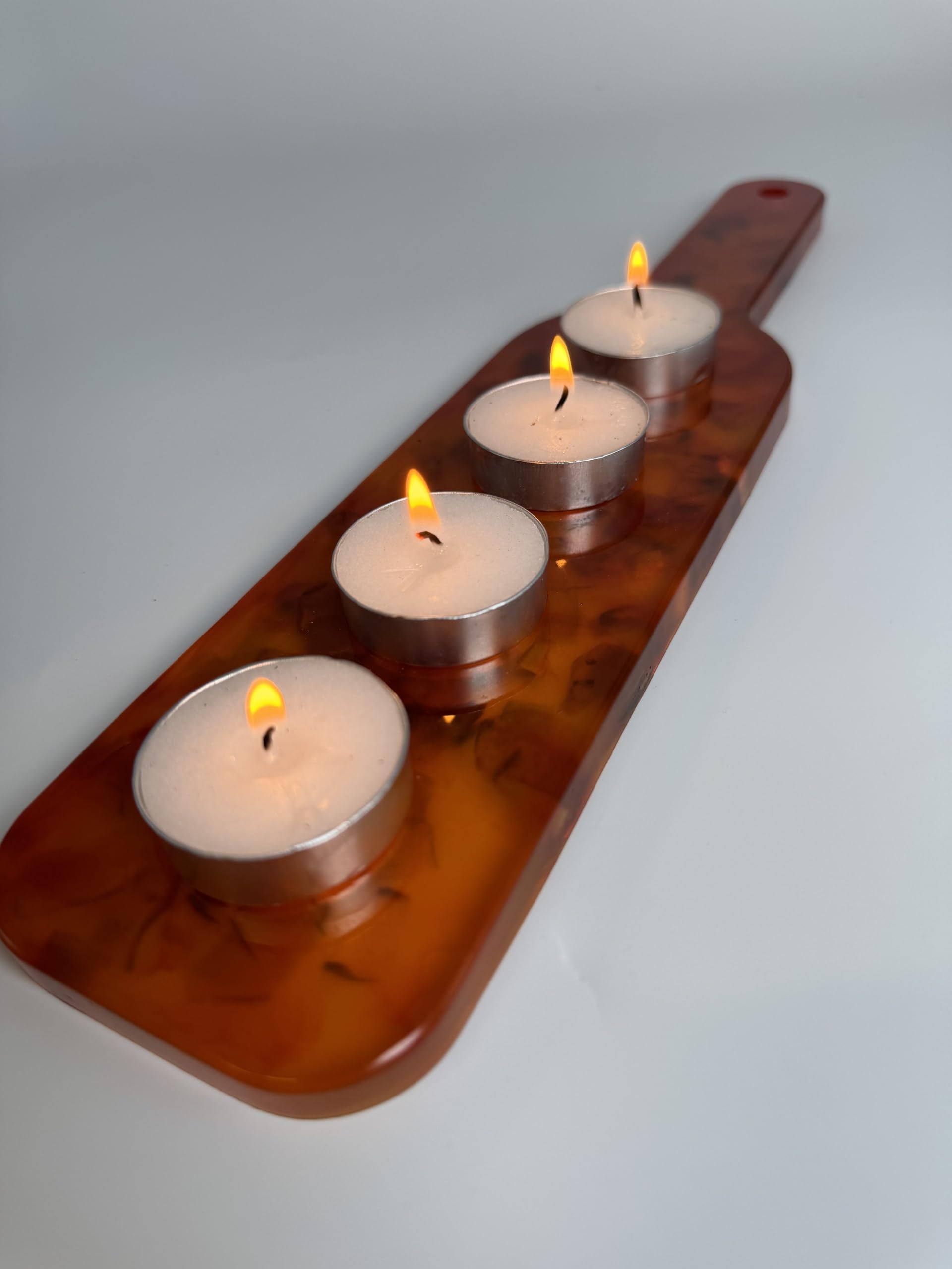 USA KIZIMA Handmade Amber Butterfly Candle Holder Tabletop Home Decor Decoration Candlestick Holiday Gift Idea Heirloom Gift Exchange Gift Idea Amber Mother's Day Gift