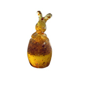 KIZIMA USA Handmade Bunny Home Decor Baltic Amber Rabbit
