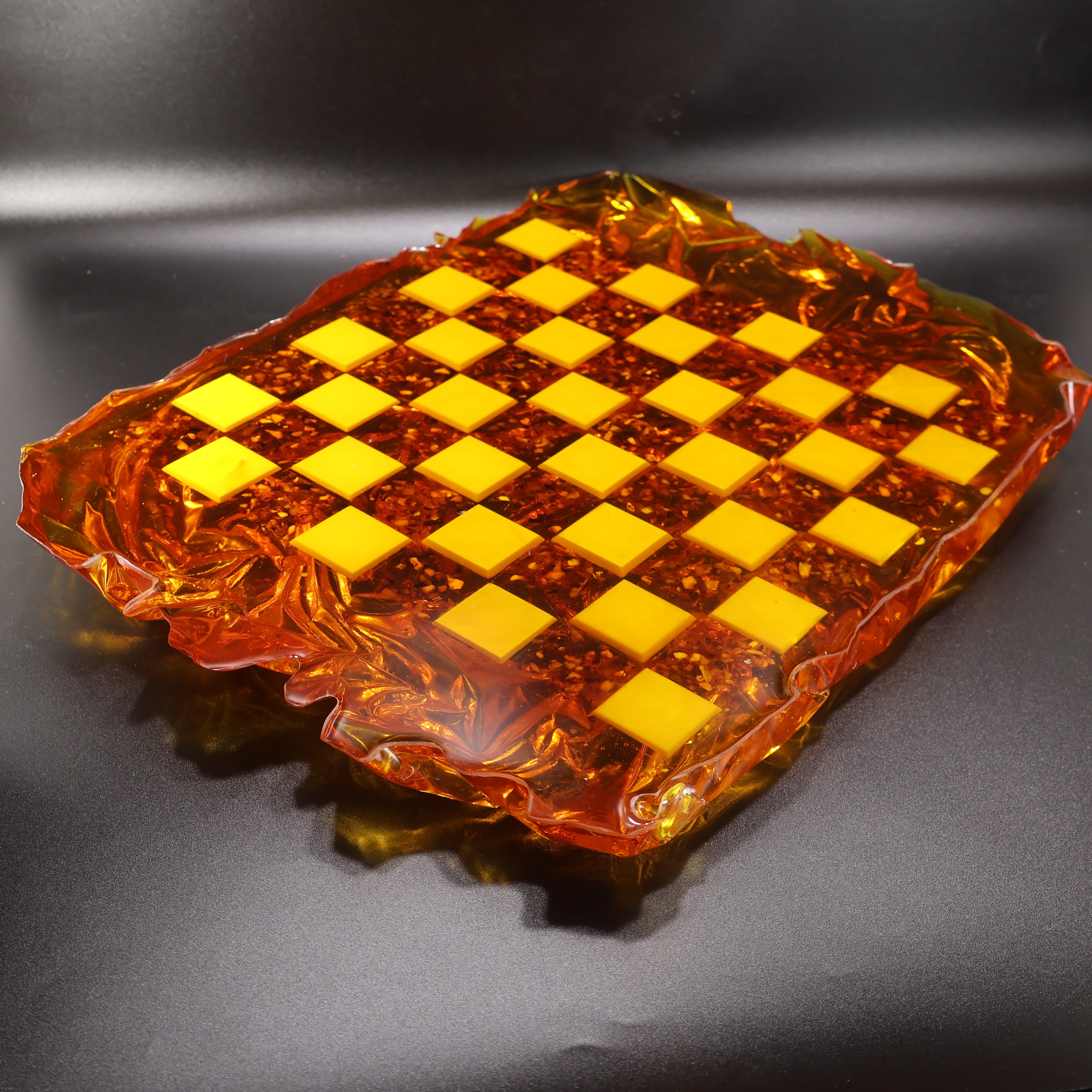 Manhattan Skyline — Baltic Amber Chess Set | Handmade in New York by KIZIMA®