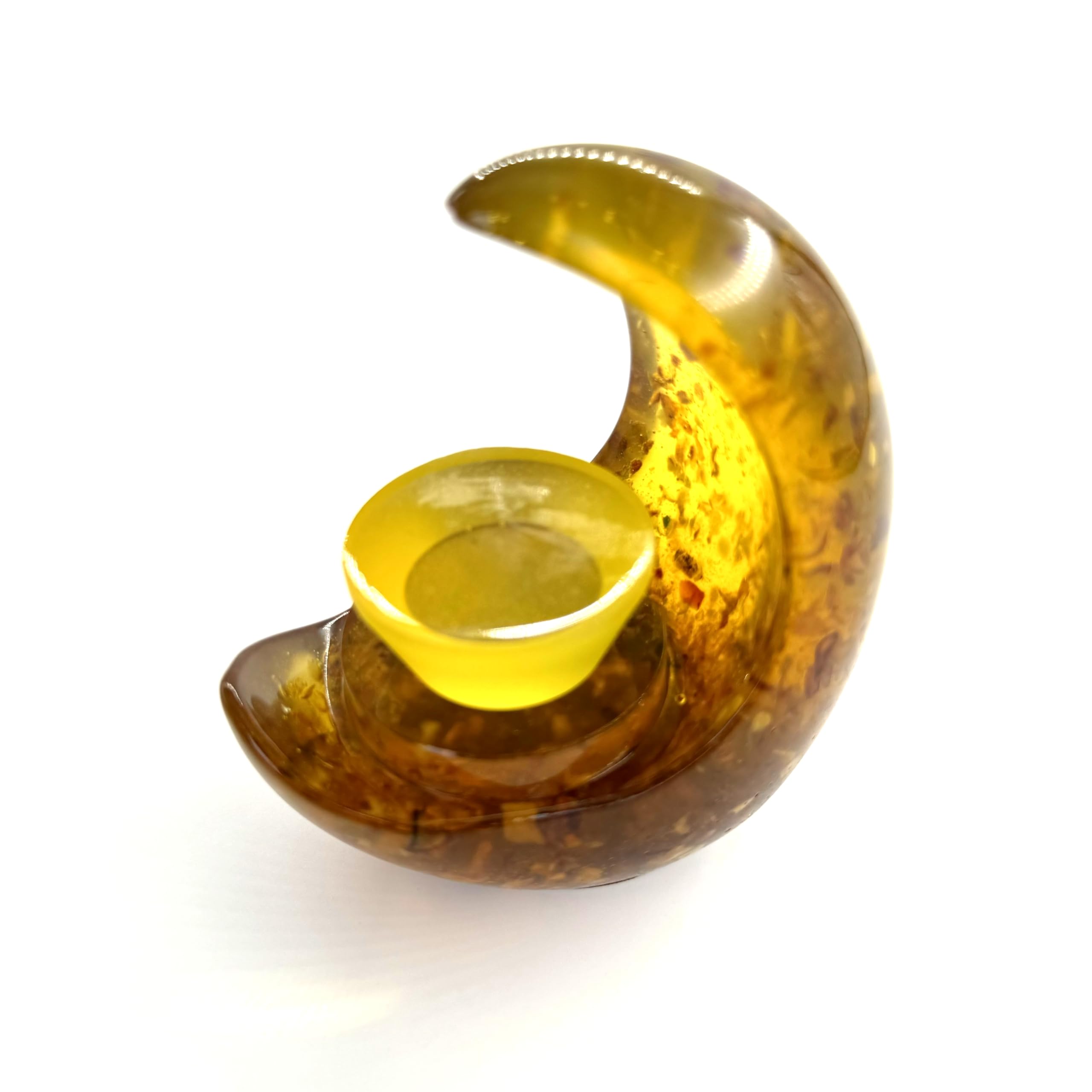 USA KIZIMA Handmade crescent shaped Candle incense stand Home Decor Decoration Candlestick Holiday Gift Idea Heirloom Gift Exchange Gift Idea Hanukkah Holiday