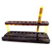 Stand organizer for pens Baltic amber handmade US KIZIMA