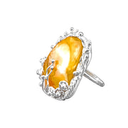 USA Ring Natural Baltic Amber Handmade KIZIMA