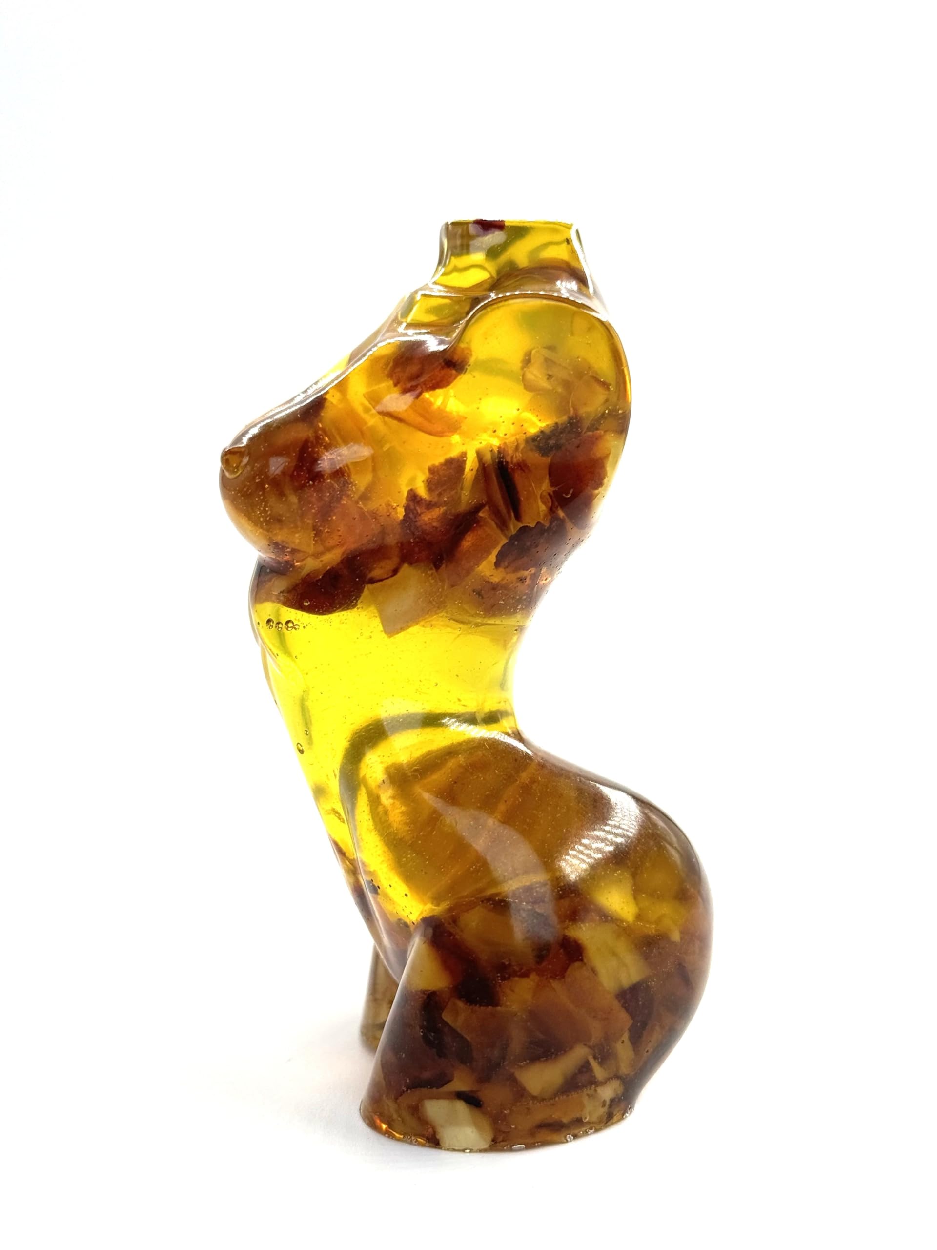 USA HANDMADE KIZIMA Figurine Woman Amber