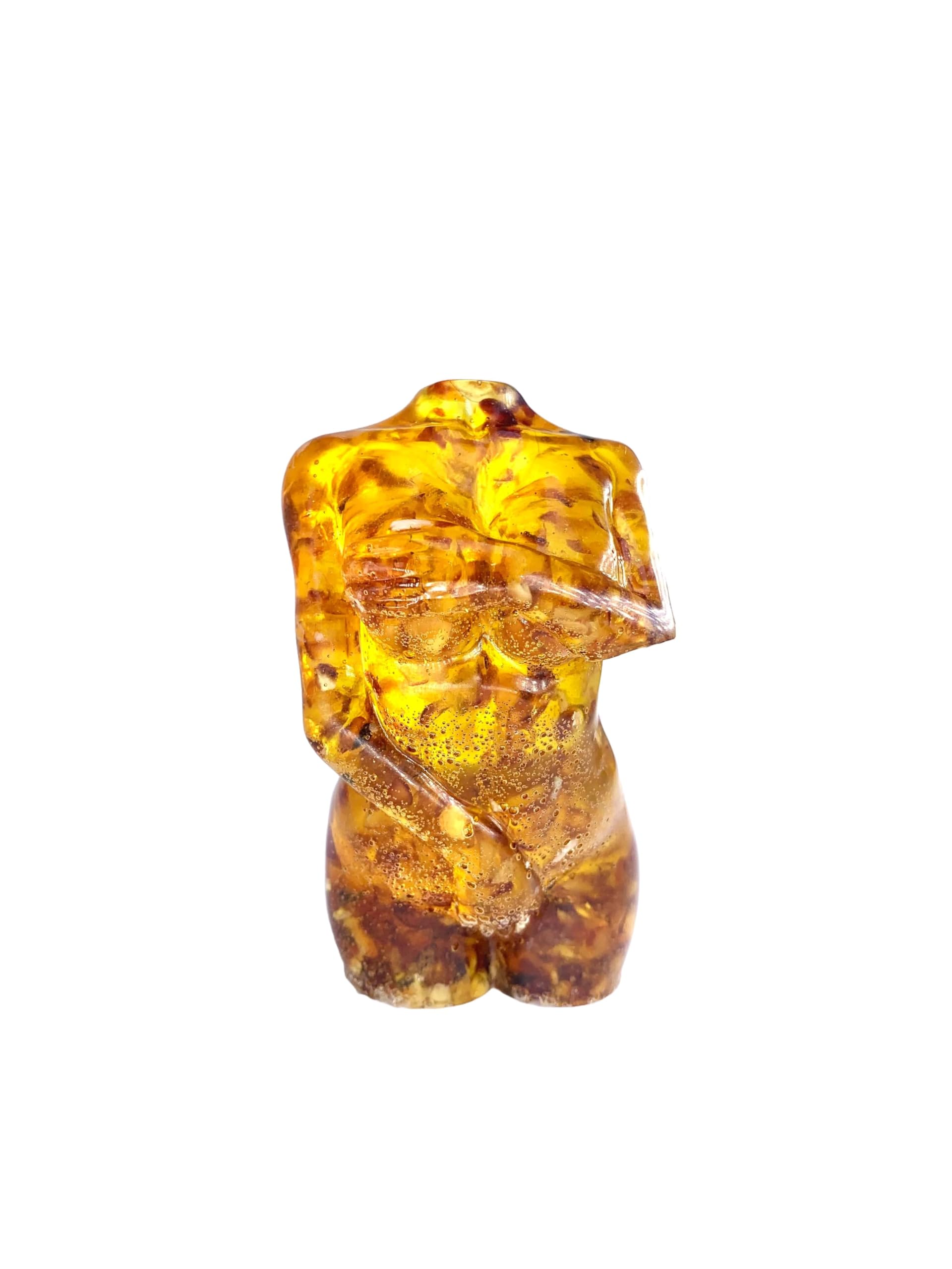 USA HANDMADE KIZIMA Figurine Woman Amber
