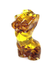 USA HANDMADE KIZIMA Figurine Woman Amber