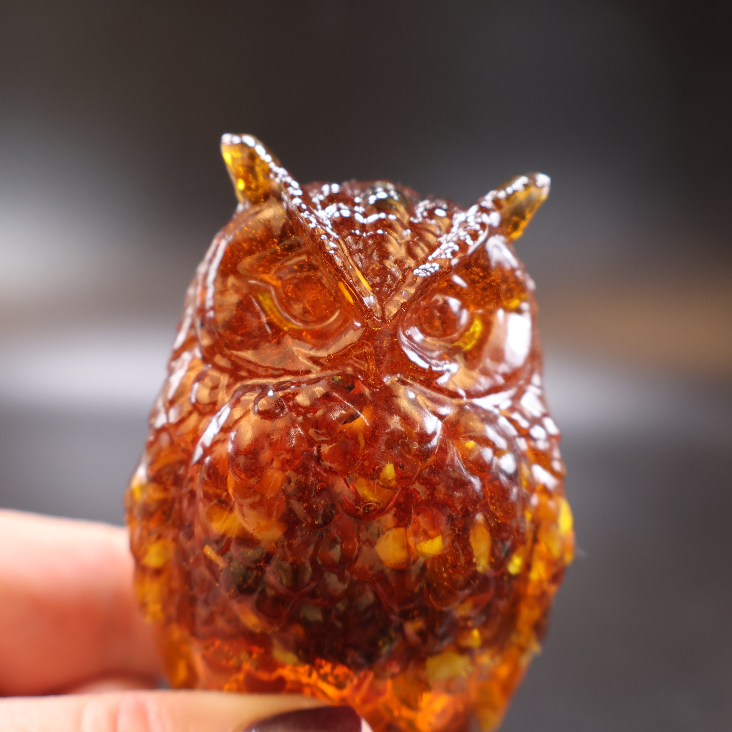 Amber Artisan Owl