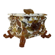 USA Handmade Jewelry Box Natural Baltic Amber KIZIMA