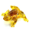 Baltic amber frog figurine, handmade by KIZIMA New York
