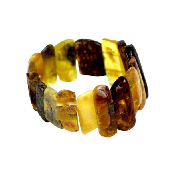 USA Bracelet en ambre de la Baltique multicolore cadeau pour femme fait main KIZIMA