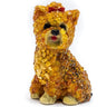 Baltic amber Yorkshire Terrier dog figurine, handmade by KIZIMA New York