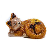 USA Handmade Gift money box Cat Natural Baltic Amber KIZIMA