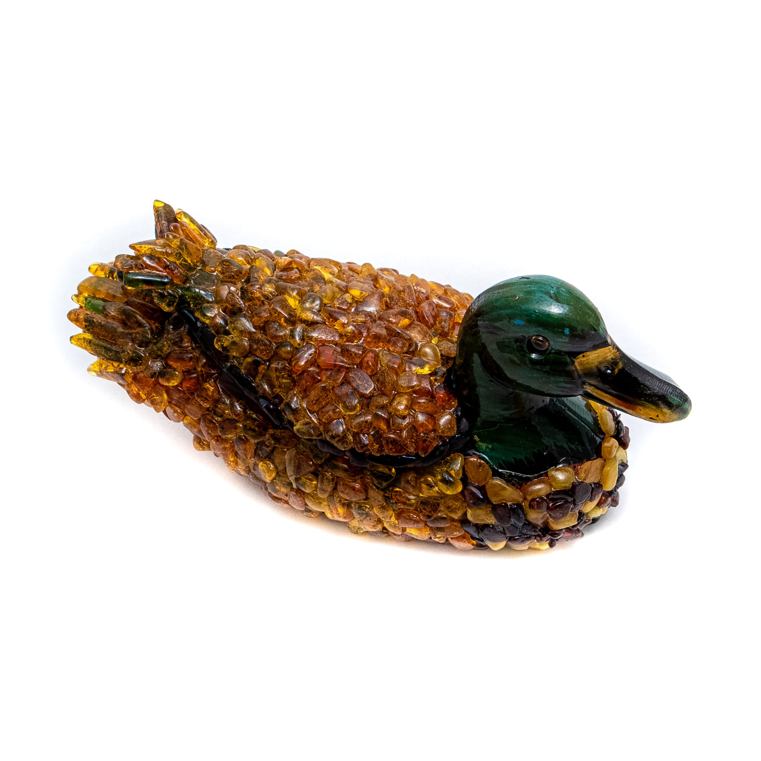USA Handmade Box Duck Amber Home Decor KIZIMA