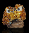 Charming Owl Baltic Amber Figurine — Made in USA | KIZIMA®