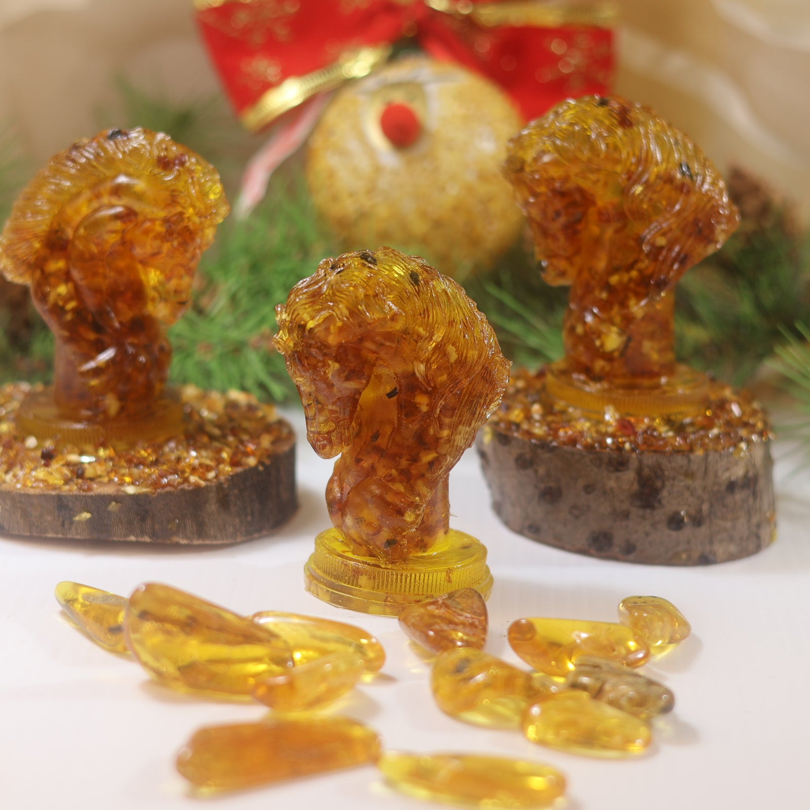 Amber Horse Figurine