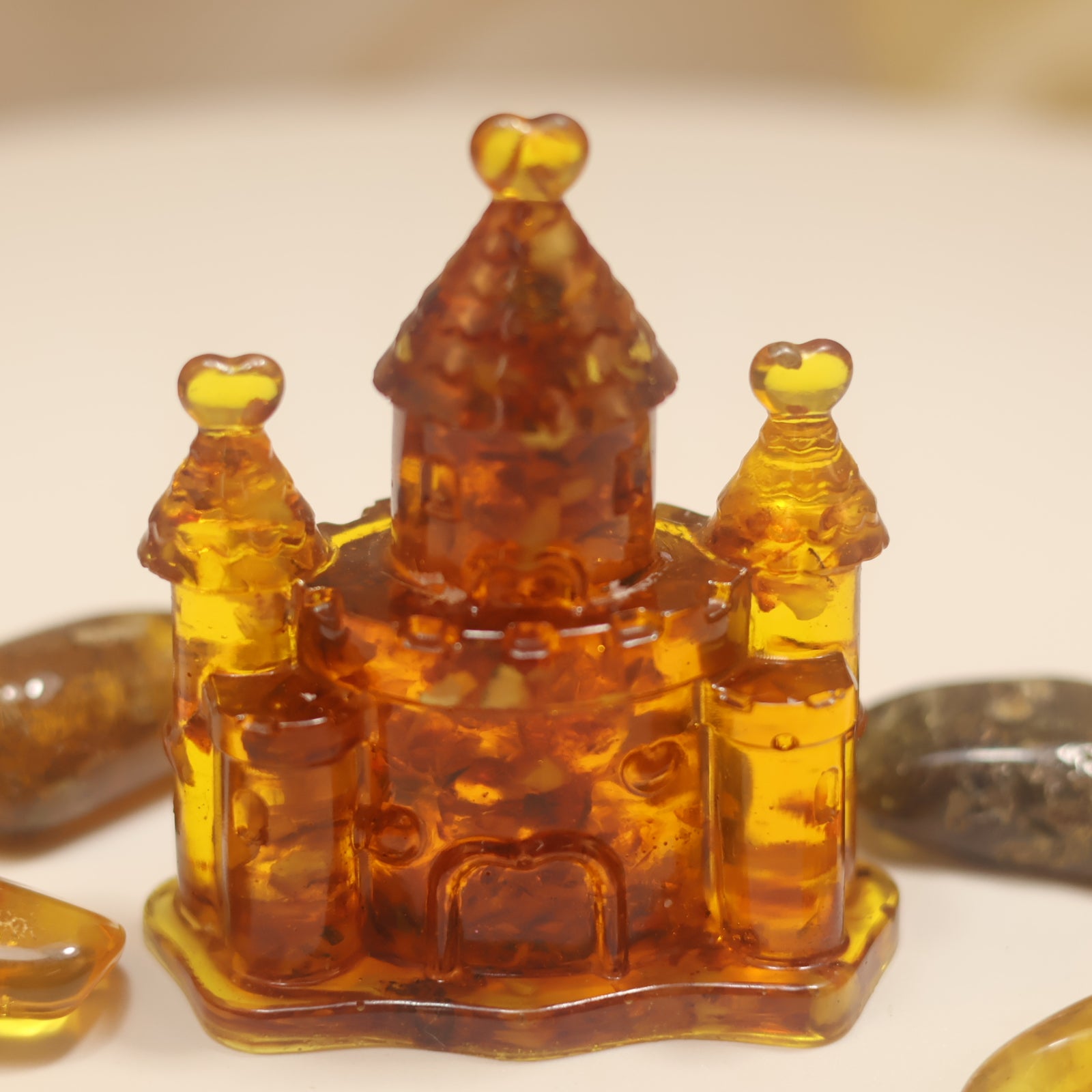 Handmade Baltic Amber Castle – Unique USA Home Decor by KIZIMA