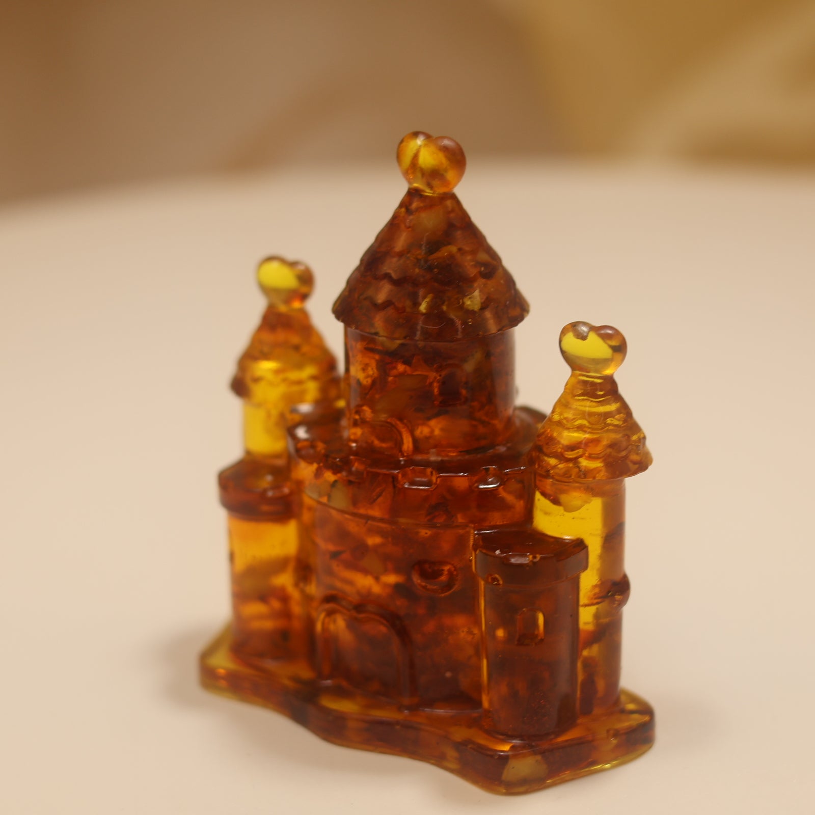 Handmade Baltic Amber Castle – Unique USA Home Decor by KIZIMA