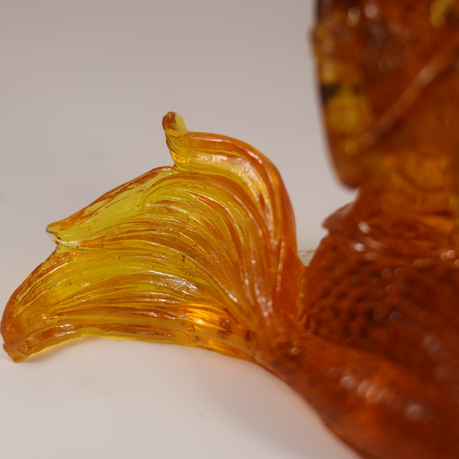 Unique Amber Mermaid Figurine — Genuine Baltic Amber | Handmade by KIZIMA, Brooklyn NY
