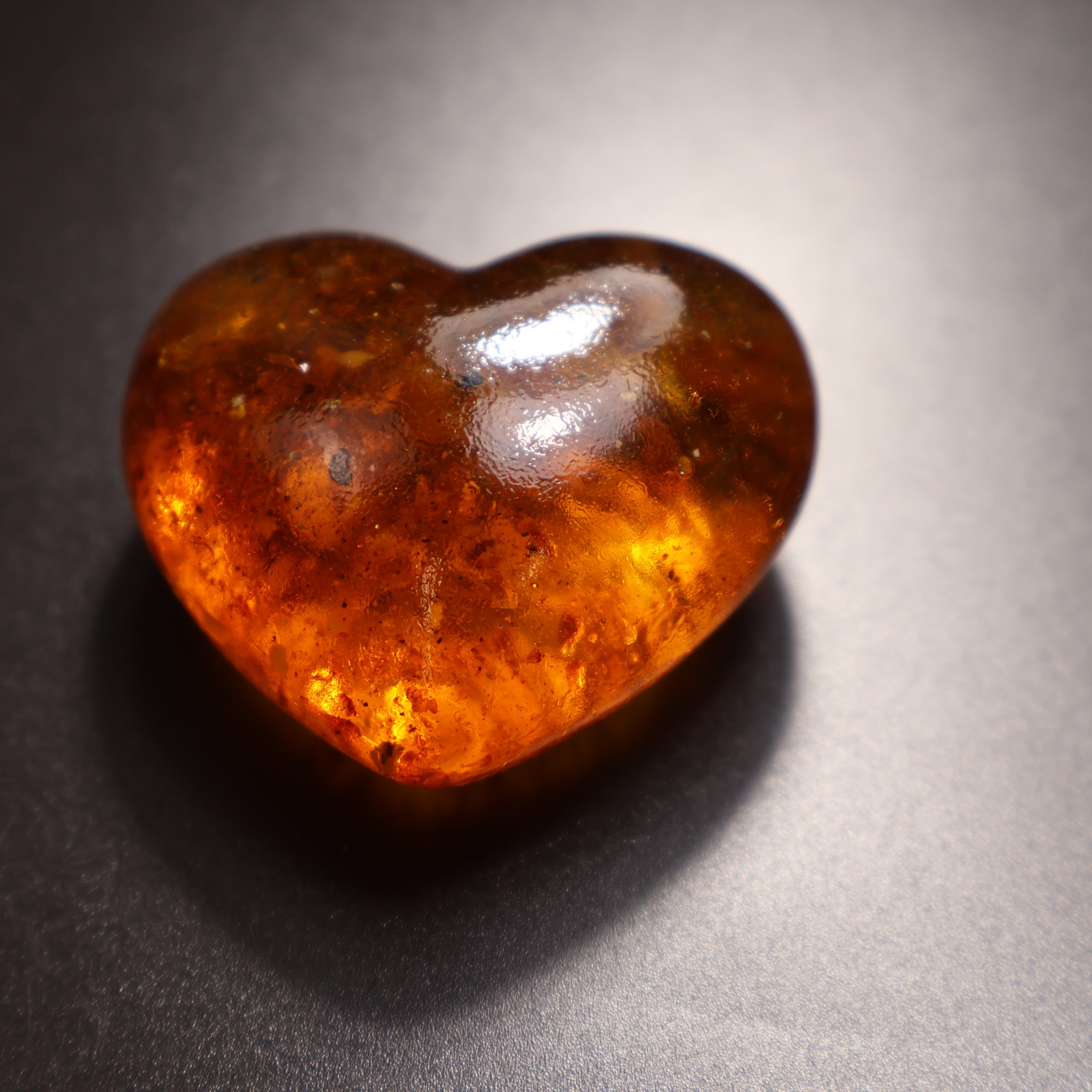 Handmade Amber Heart Sculpture, Valentine’s Day Gift – KIZIMA USA