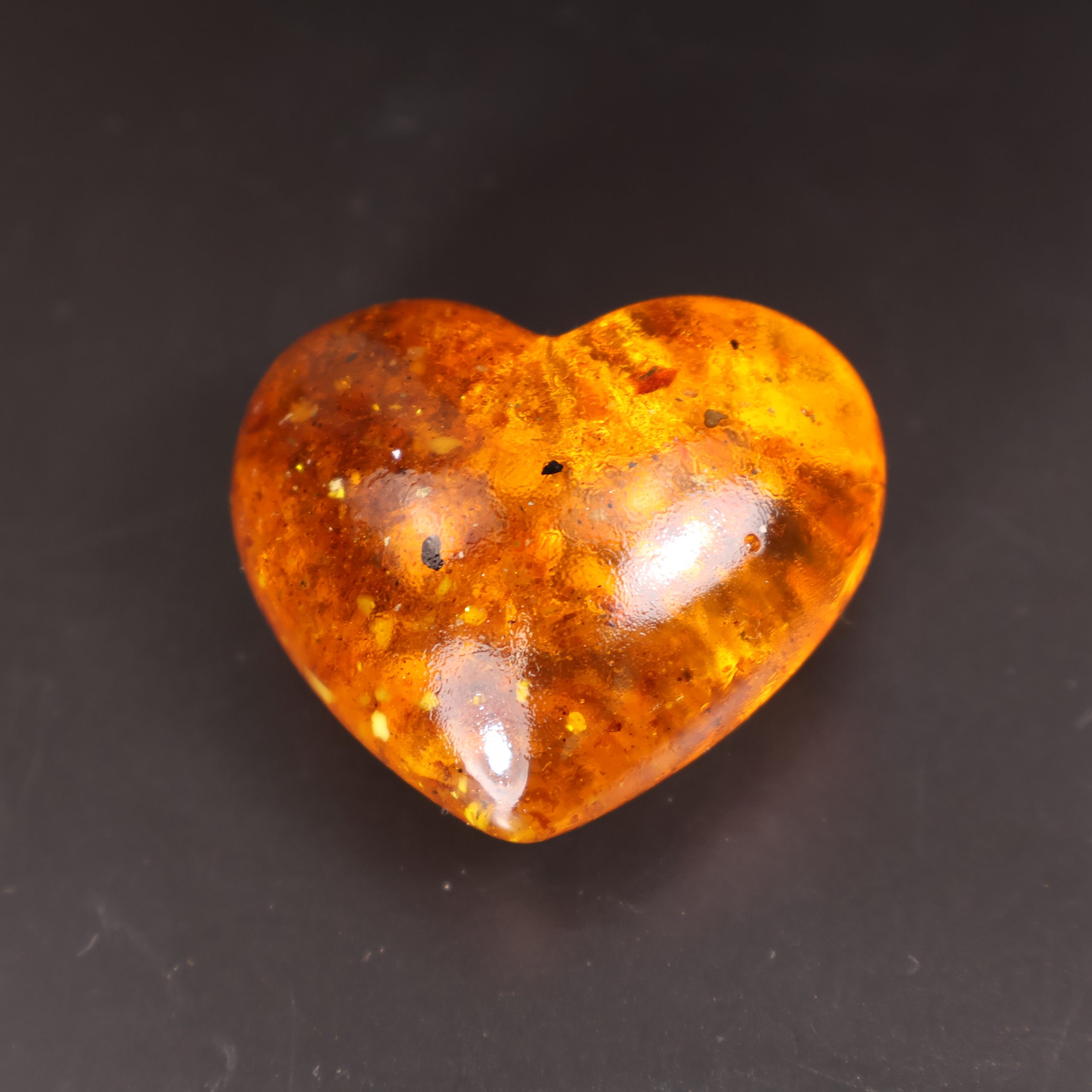 Handmade Amber Heart Sculpture, Valentine’s Day Gift – KIZIMA USA