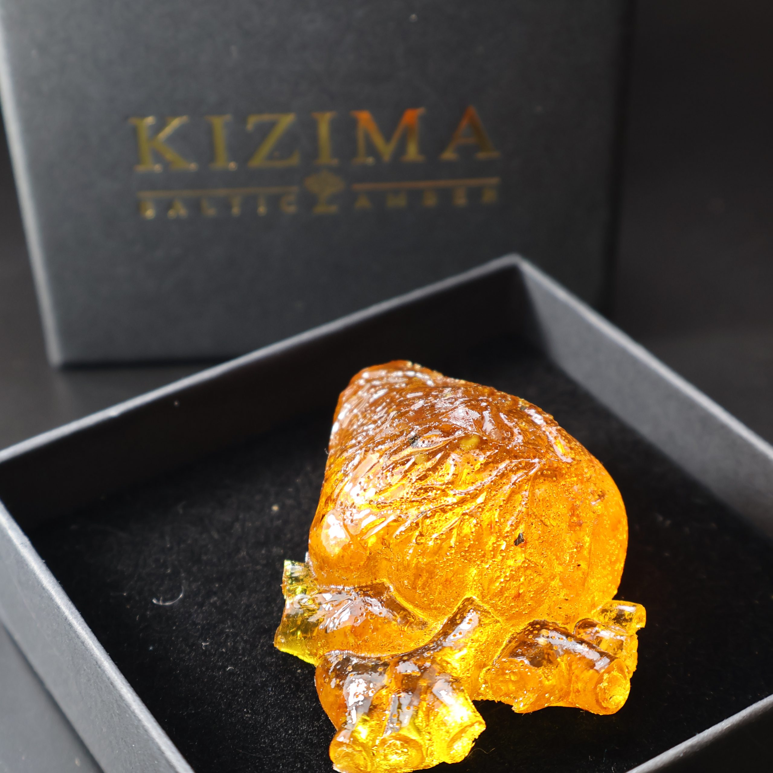 Handmade Amber Heart Sculpture, Valentine’s Day Gift – KIZIMA USA