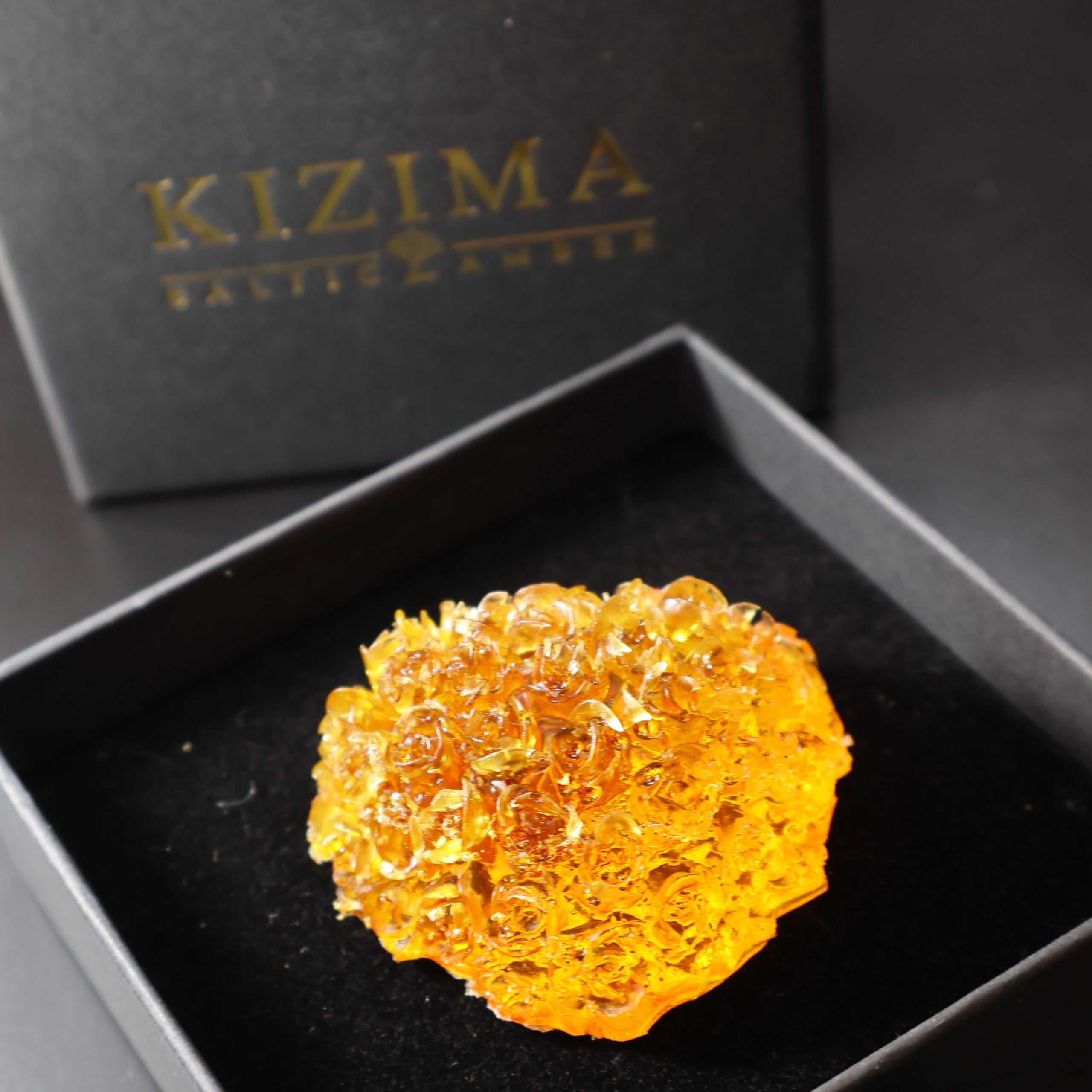Handmade Amber Heart Sculpture, Valentine’s Day Gift – KIZIMA USA