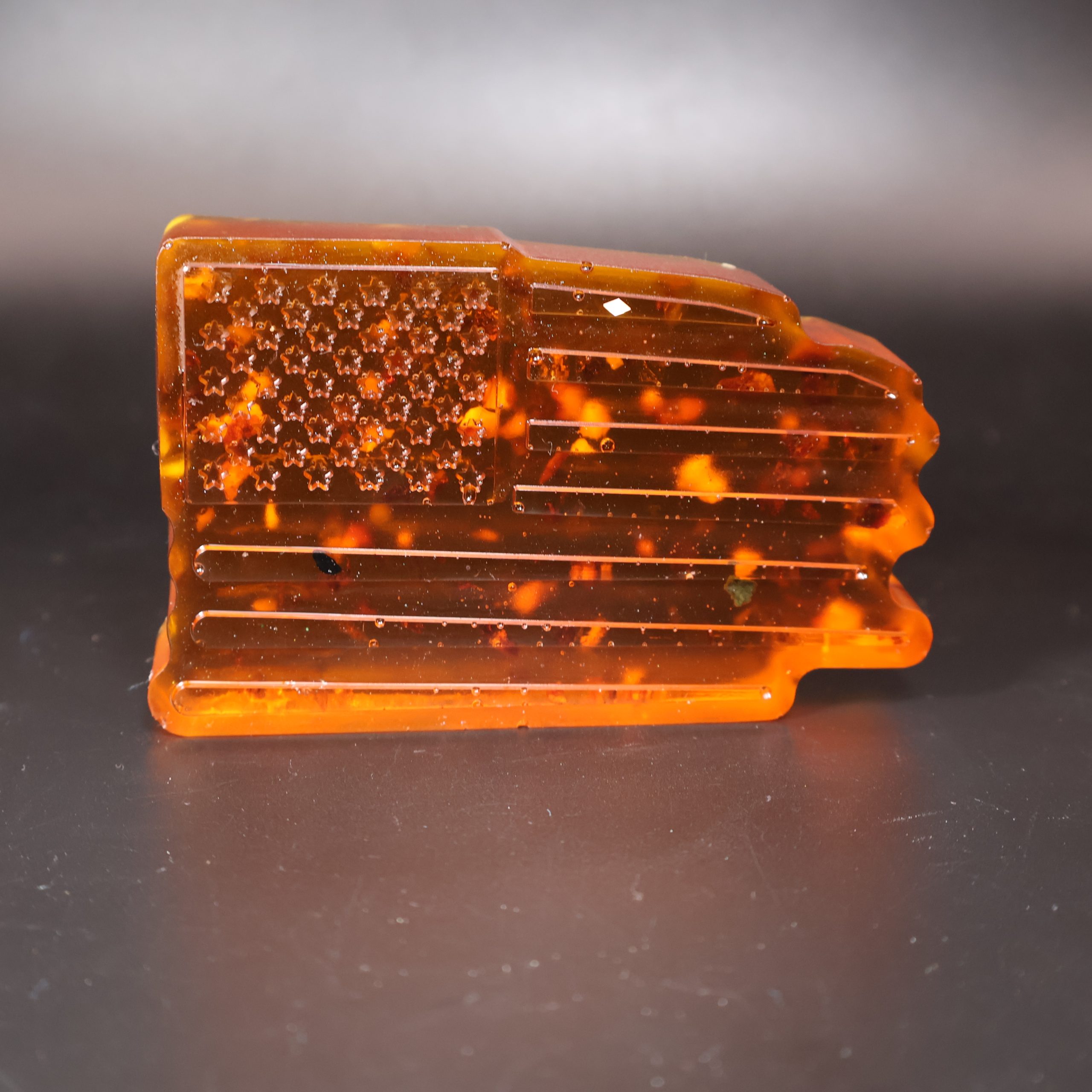 Amber American Flag