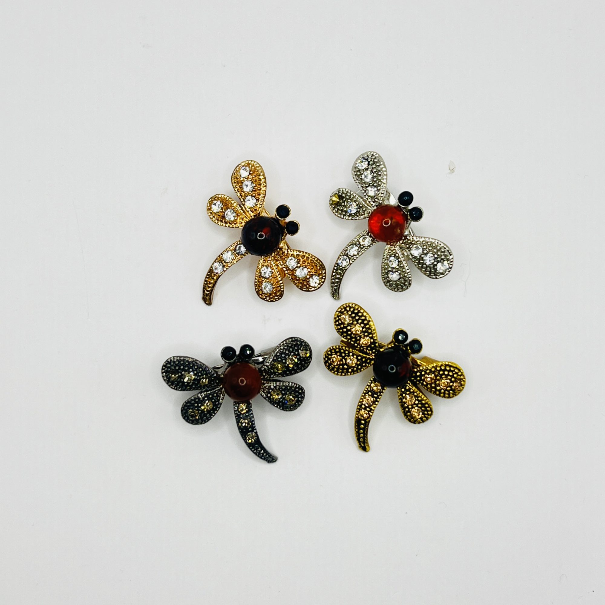 Broche libellule faite main en ambre de la Baltique – Cadeau élégant | KIZIMA USA