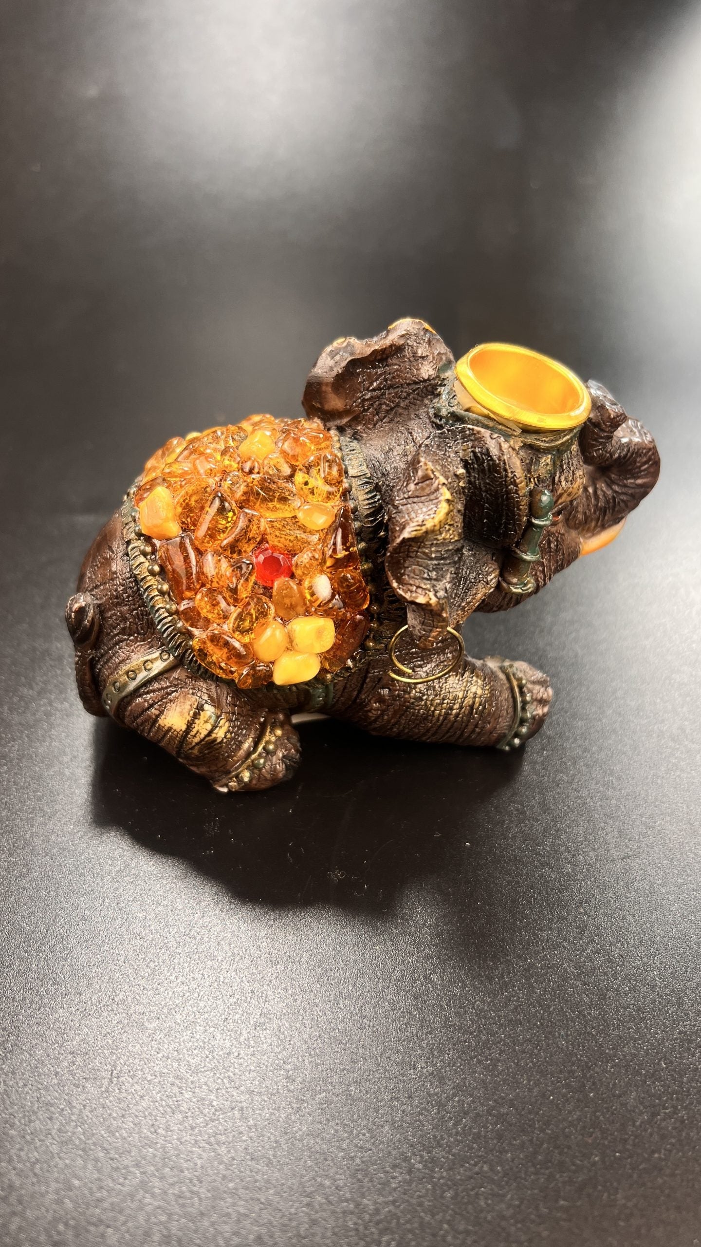 KIZIMA USA Handmade Baltic Amber Elephant Collection - Made in USA