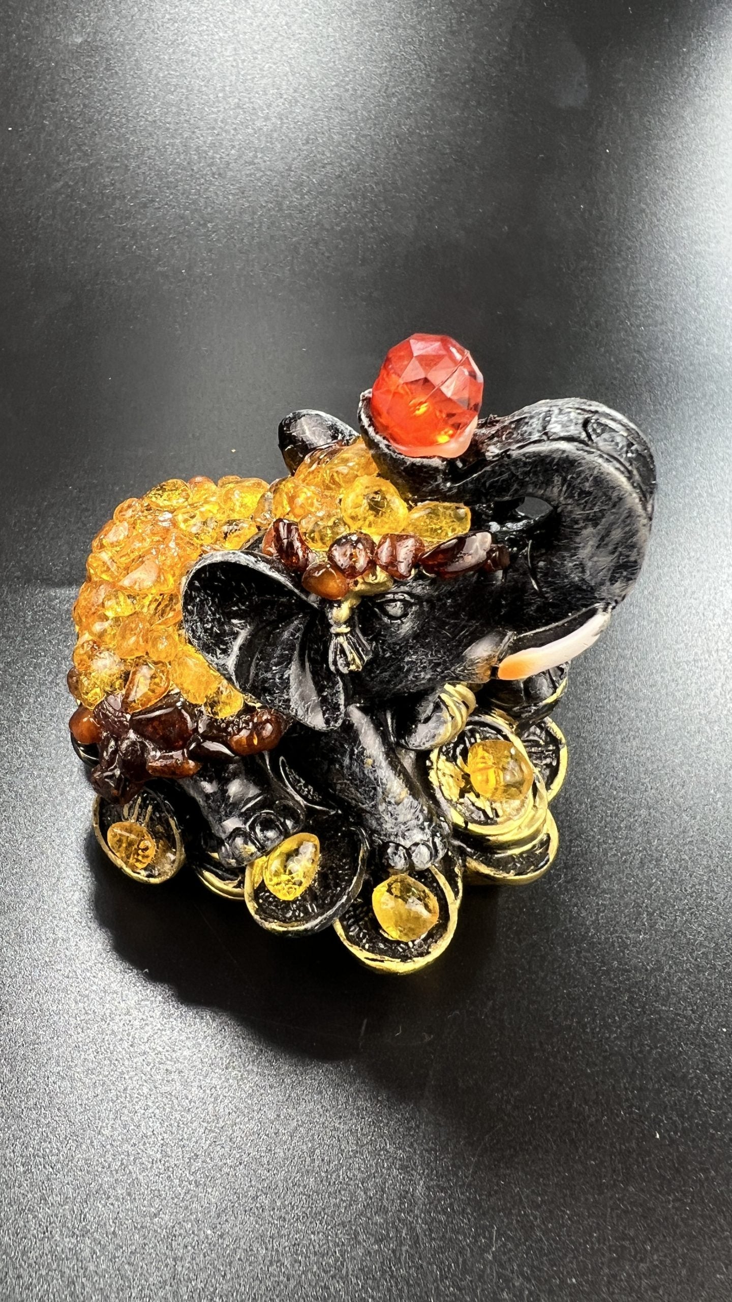 KIZIMA USA Handmade Baltic Amber Elephant Collection - Made in USA