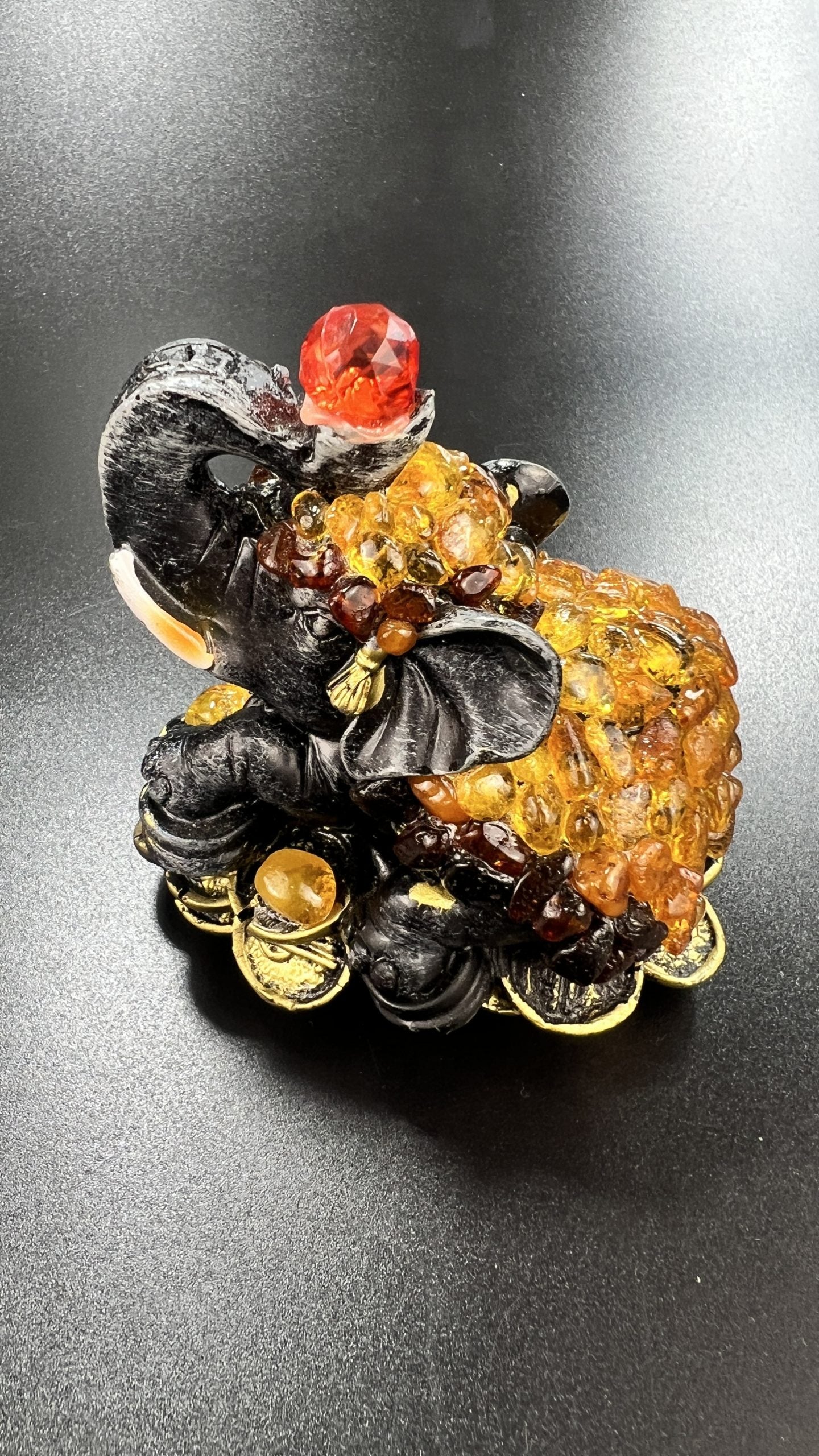KIZIMA USA Handmade Baltic Amber Elephant Collection - Made in USA
