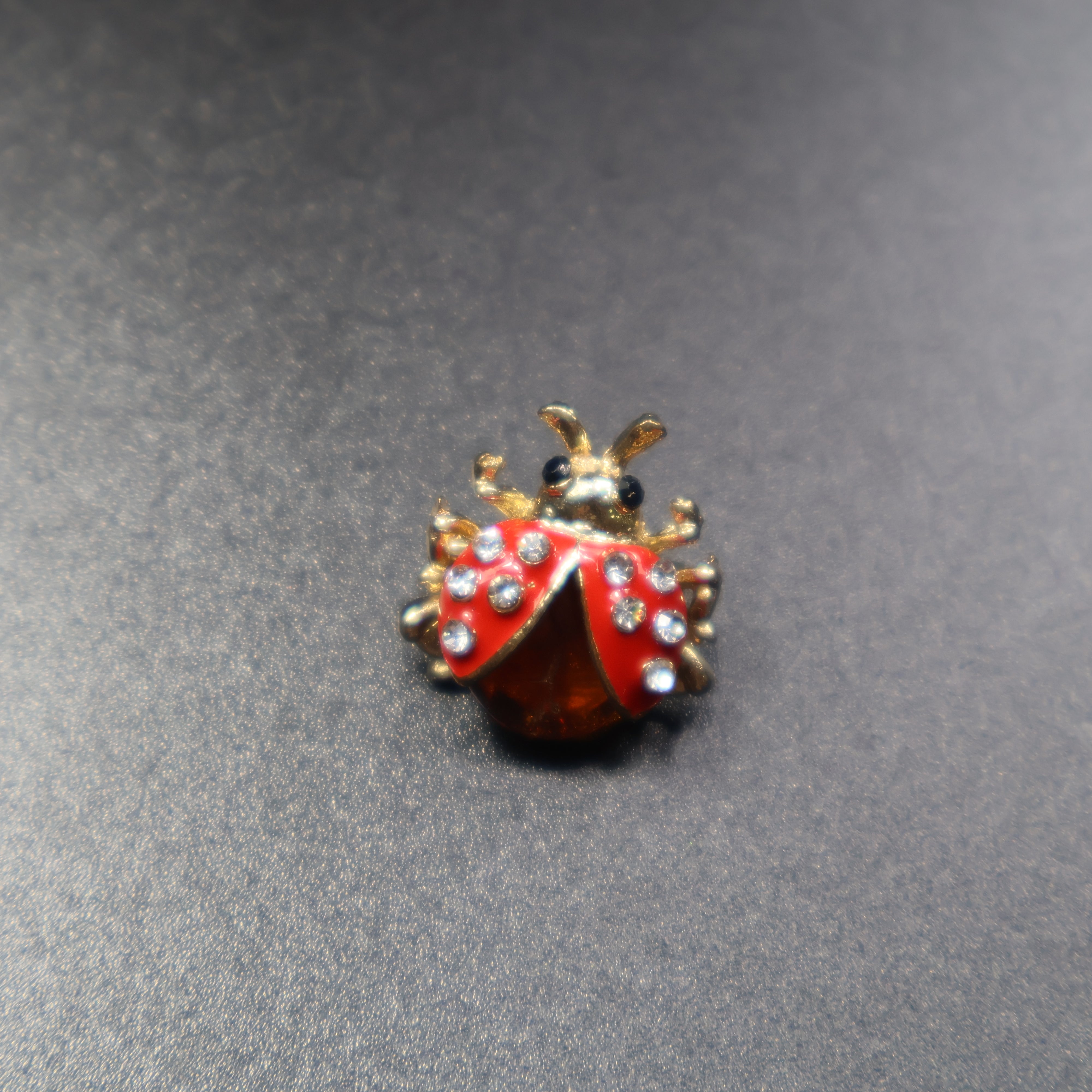 Made in USA Genuine Natural Baltic Amber Ladybug Brooch KIZIMA®
