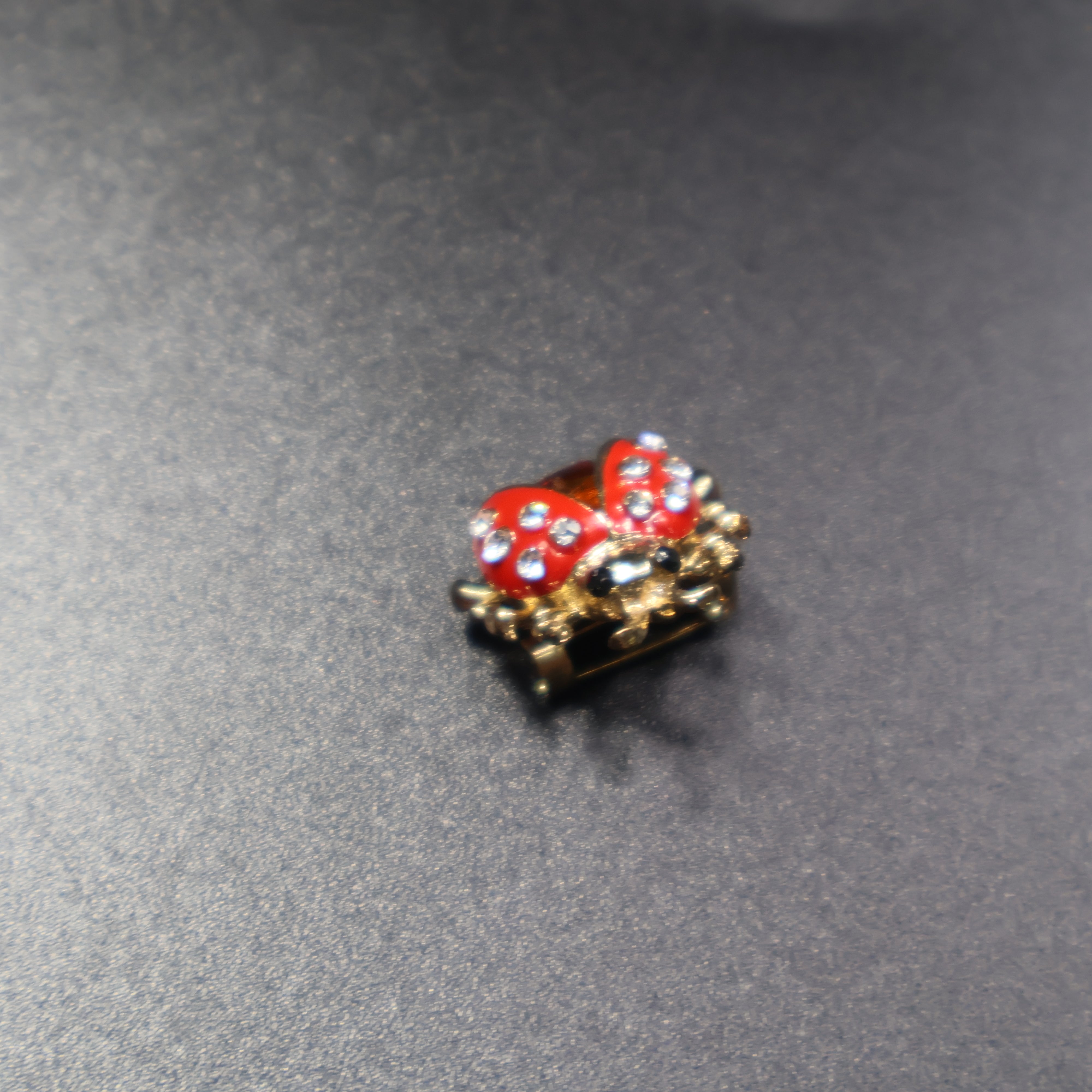 Made in USA Genuine Natural Baltic Amber Ladybug Brooch KIZIMA®