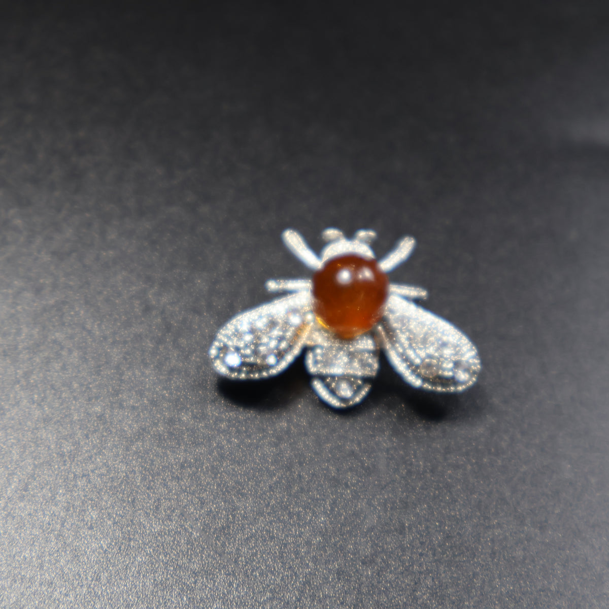 Made in USA Genuine Natural Baltic Amber Brooch for Women by KIZIMA® — handmade amber jewelry, view 8