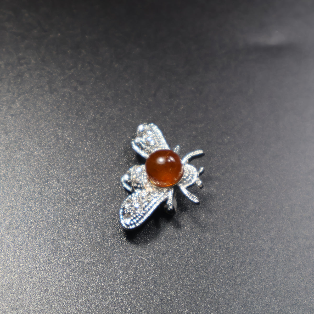 Made in USA Genuine Natural Baltic Amber Brooch for Women by KIZIMA® — handmade amber jewelry, view 9