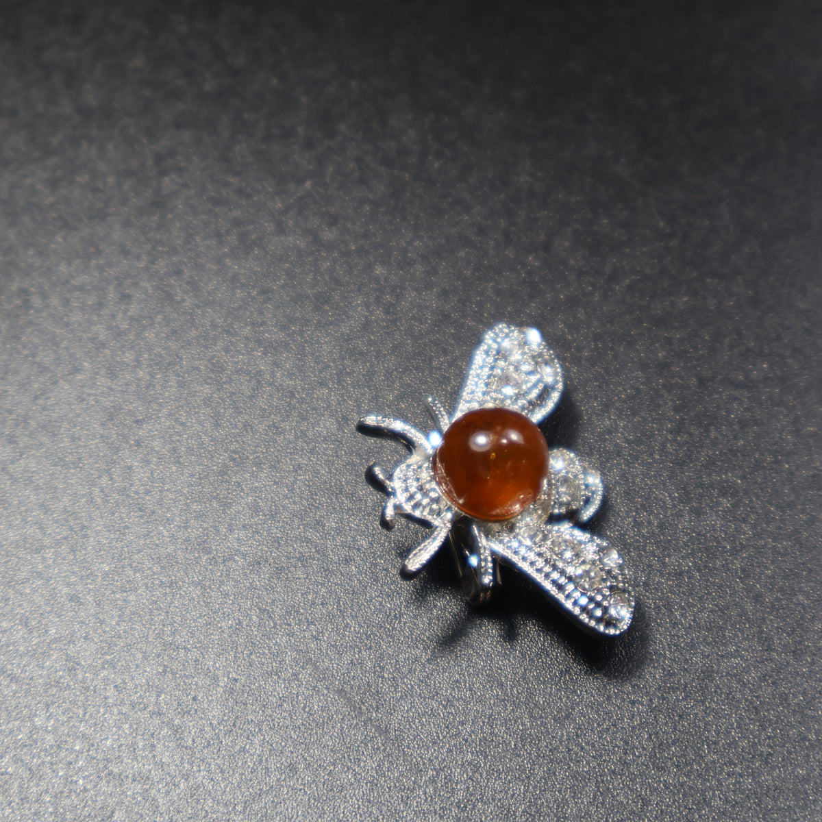 Made in USA Genuine Natural Baltic Amber Brooch for Women by KIZIMA® — handmade amber jewelry, view 11