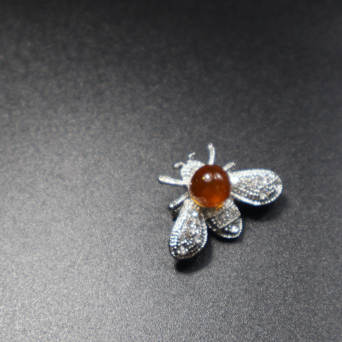 Made in USA Genuine Natural Baltic Amber Brooch for Women by KIZIMA® — handmade amber jewelry, view 12
