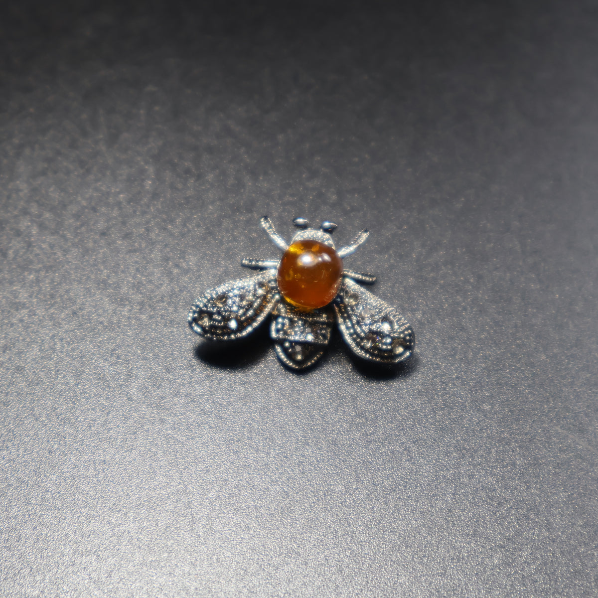 Made in USA Genuine Natural Baltic Amber Brooch for Women by KIZIMA® — handmade amber jewelry, view 14